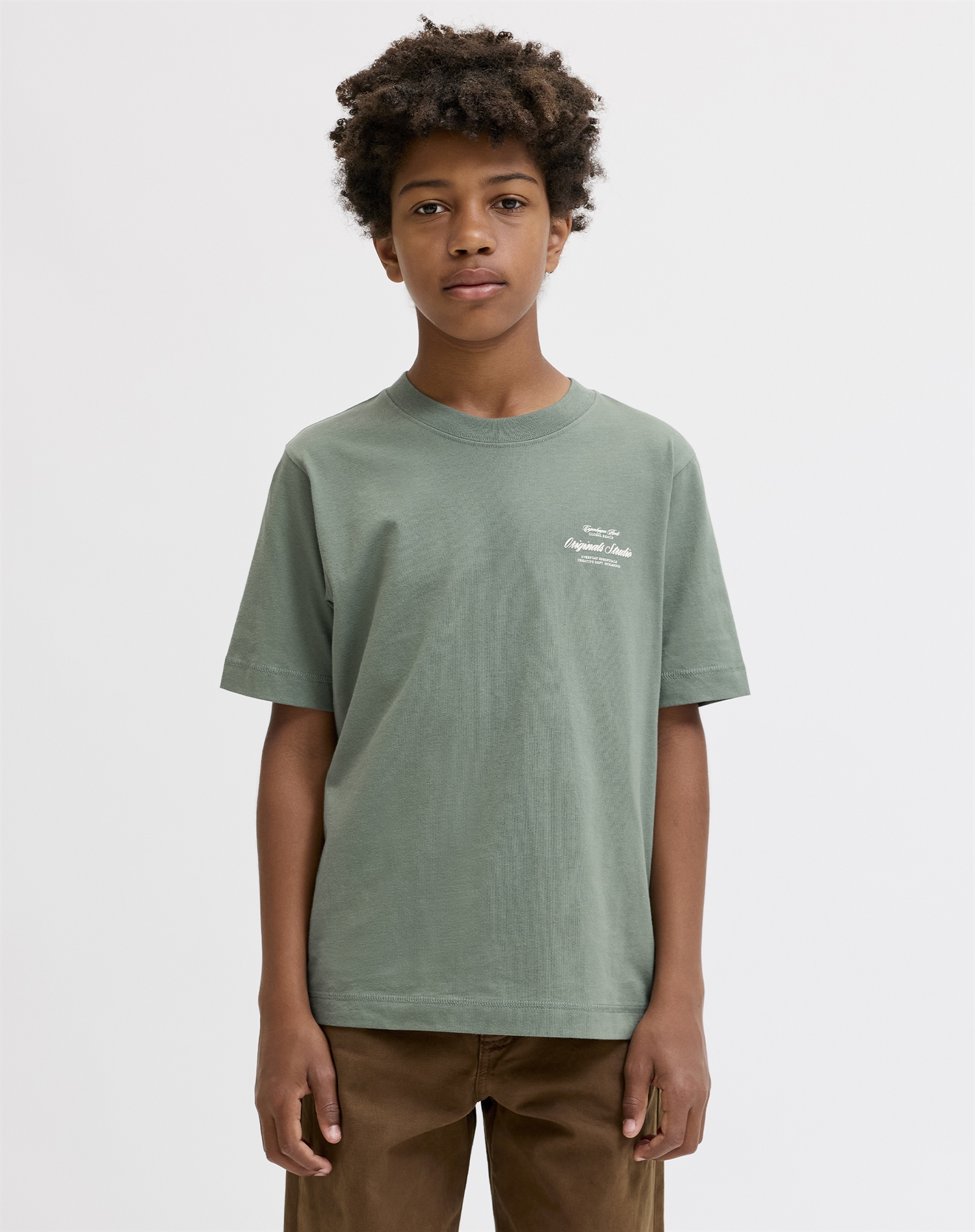 Jack & Jones Junior - JORNorrebro Typo T-shirt - Laurel Wreath 